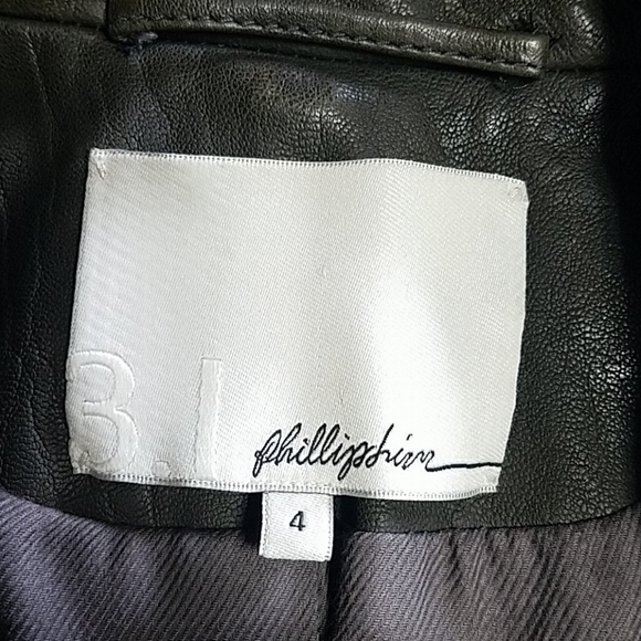 3.1 Phillip Lim Leather Moto Button Jacket - Picture 4 of 16
